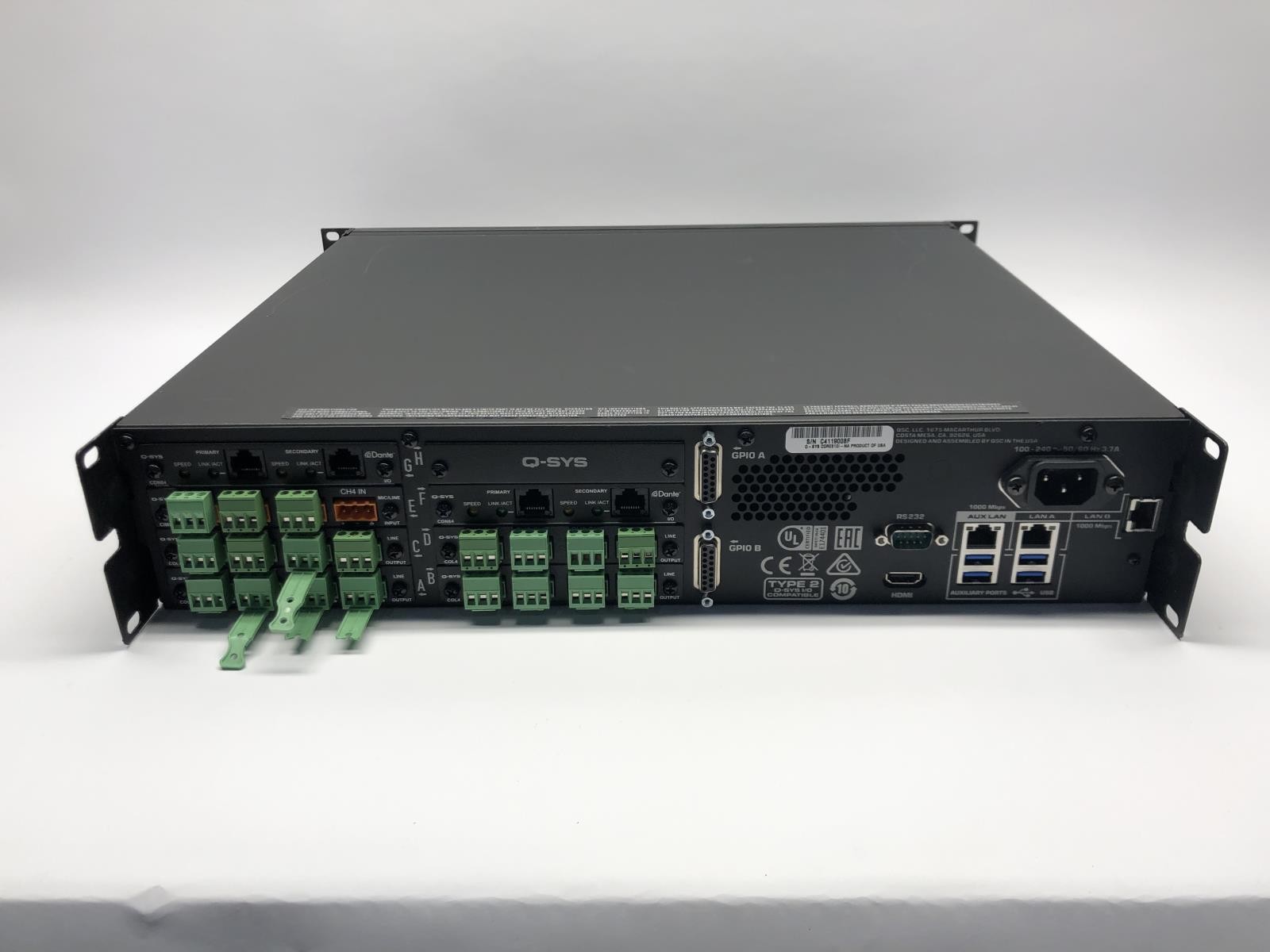 QSC Q-SYS CORE 510i Integrated Core Processor with 2 x Dante / Loaded - VGC