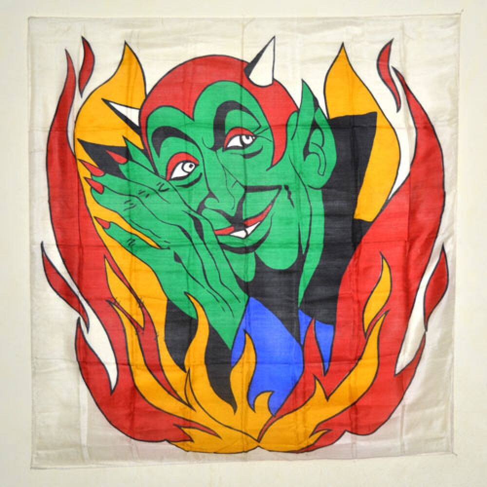 Vintage Magic Devil Production Silk 36 Inch Magic Trick