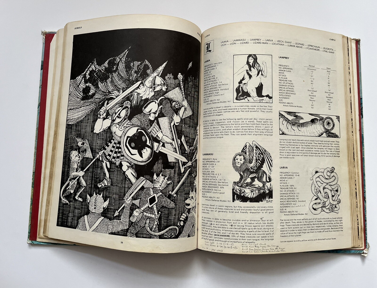 Advanced Dungeons & Dragons Monster Manual Hardback TSR 1978