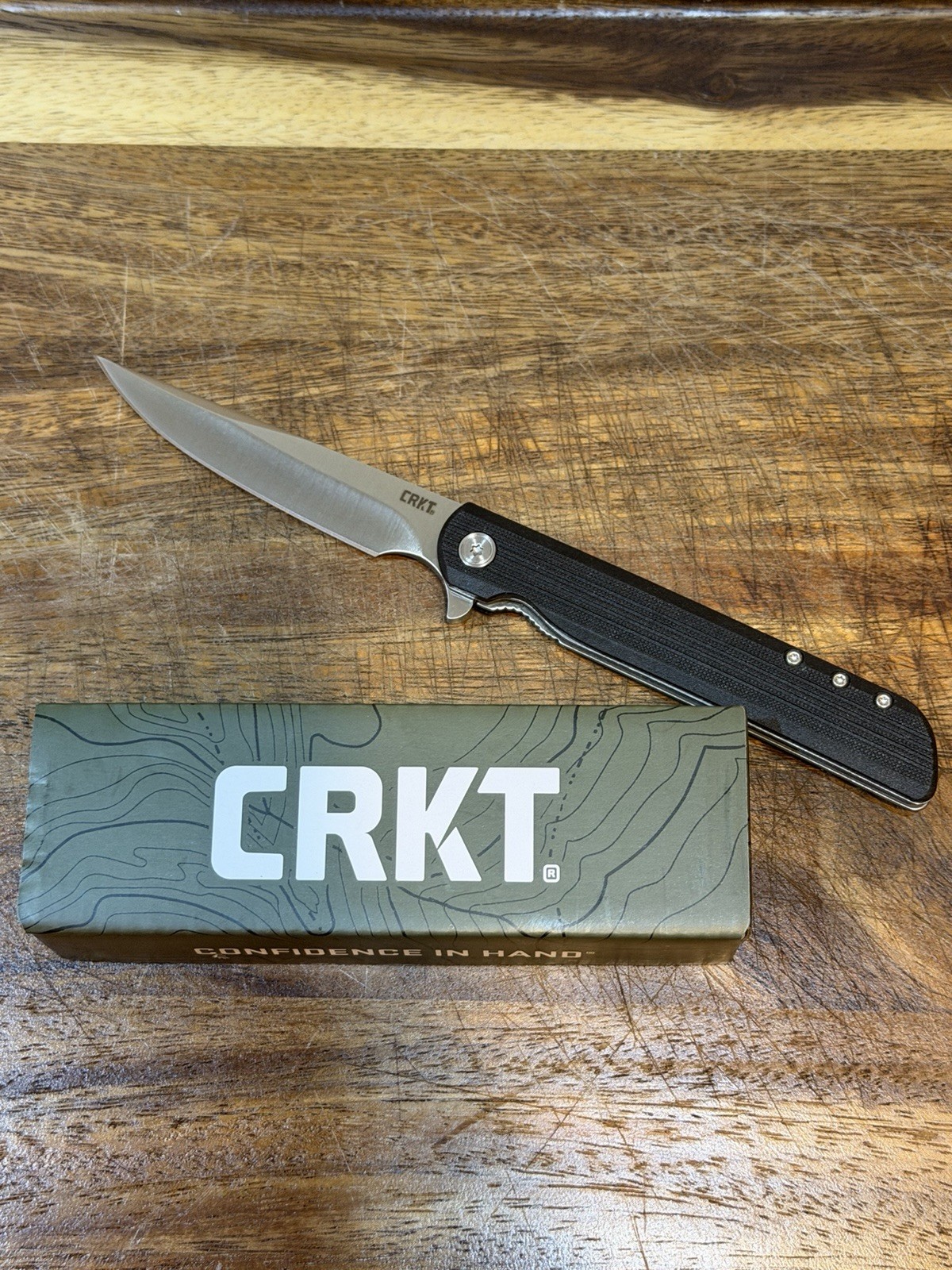 CRKT LCK 3810 Folding Pocket Knife with Lerch Design USA