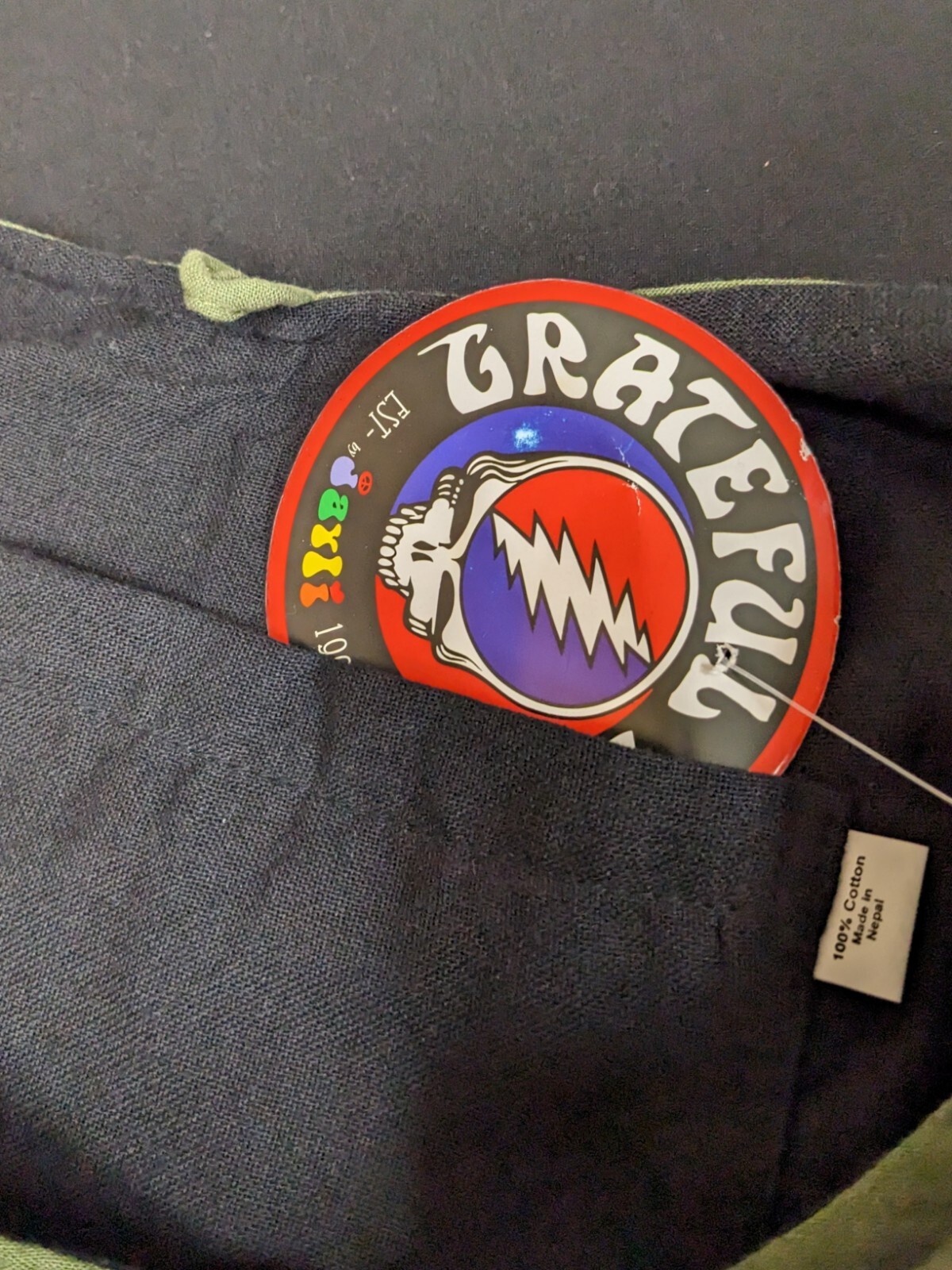 Grateful Dead Shoulder bag - Dead & Co bags hobo crossbody embroidered bolt