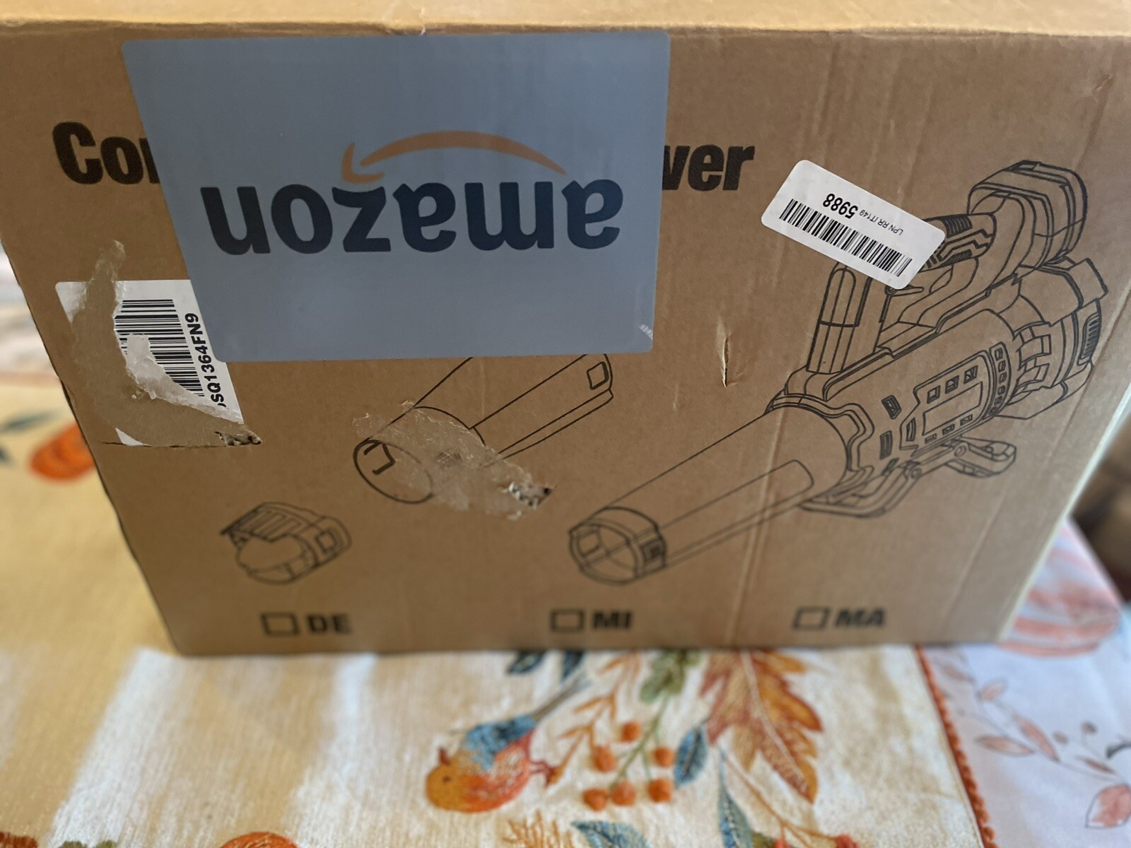 GUNOZE Cordless Leaf Blower - Brand New - Battery Not Included