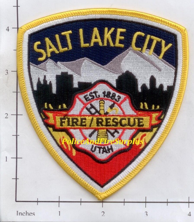 Utah - Salt Lake City UT Fire Dept Patch