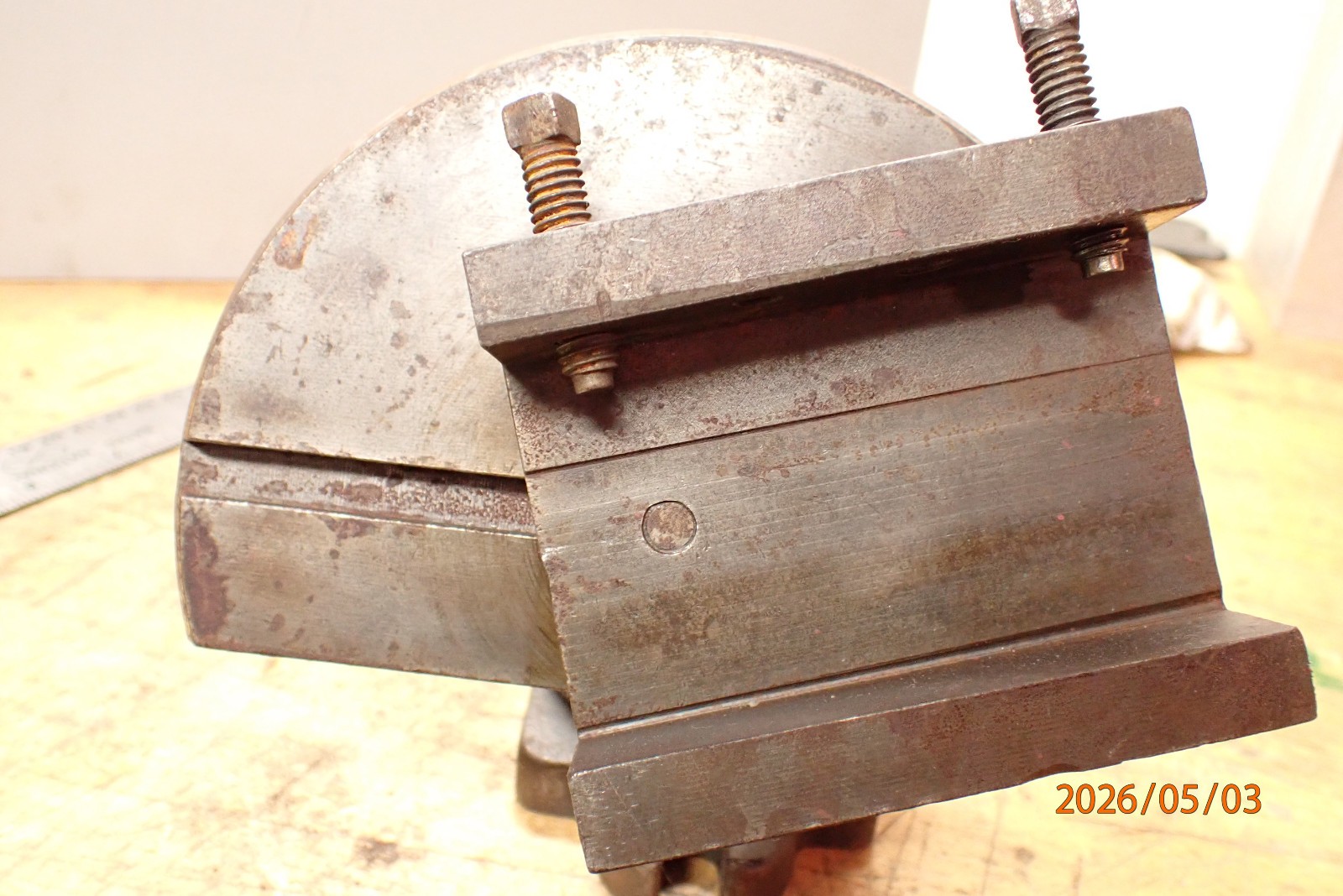 OLDER ADJUSTABLE ANGLE GRINDING GRINDER FIXTURE MACHINIST TOOLING
