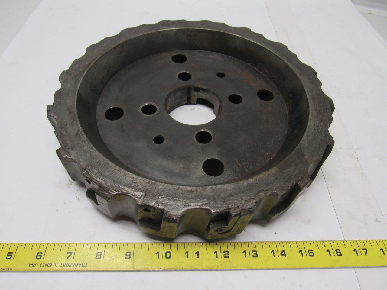 3023092 12" Shell Face Mill 2-1/2" Arbor Hole W/16 Inserts