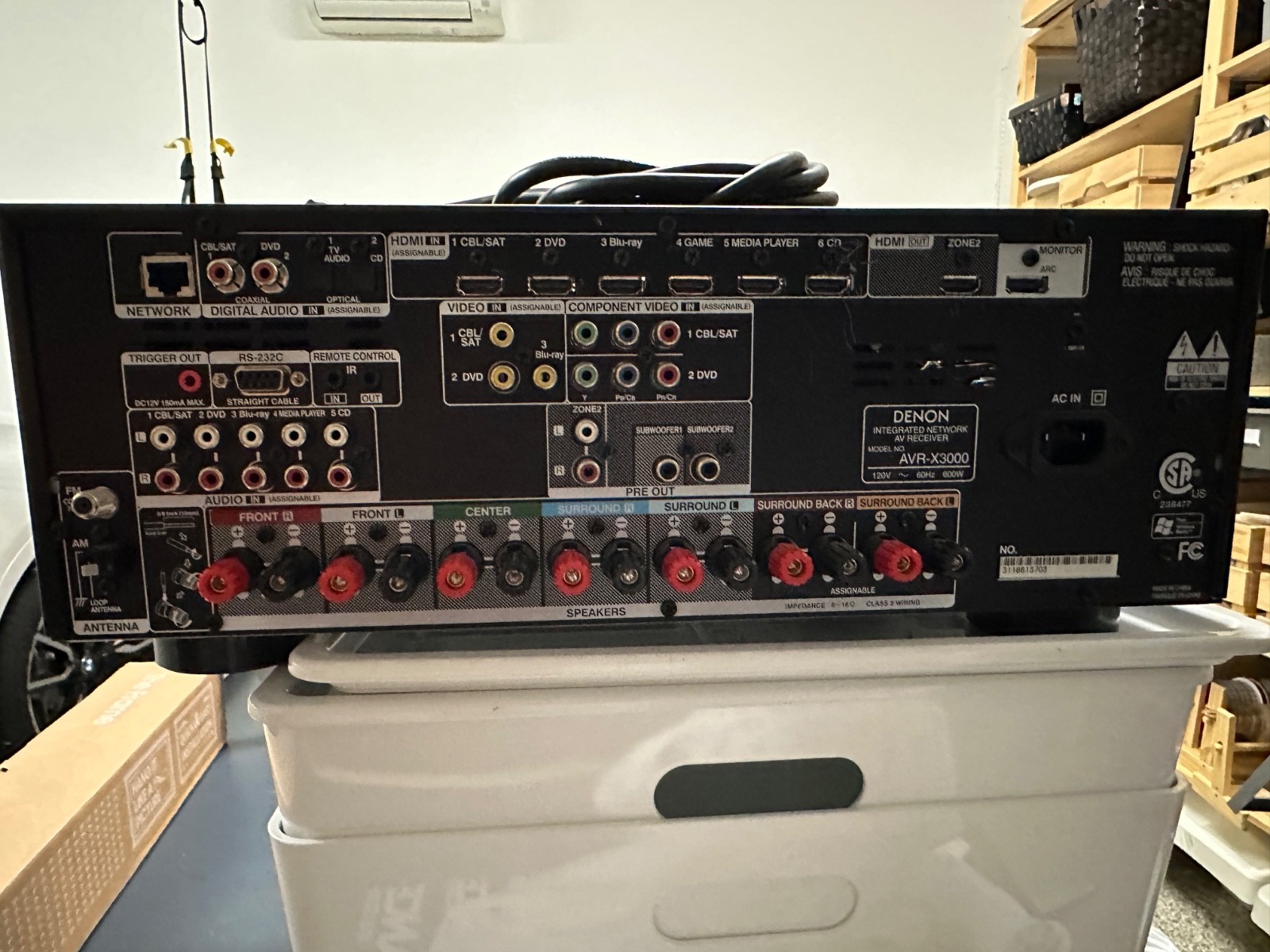 Denon AVR-X3000 IN-Command 7.2 Ch