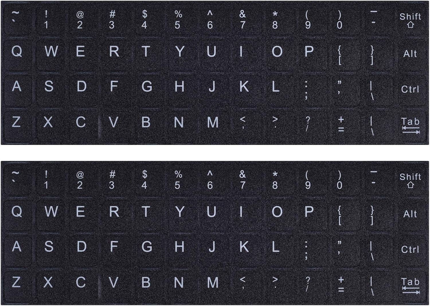 2PCS English Keyboard Stickers, Universal Letters