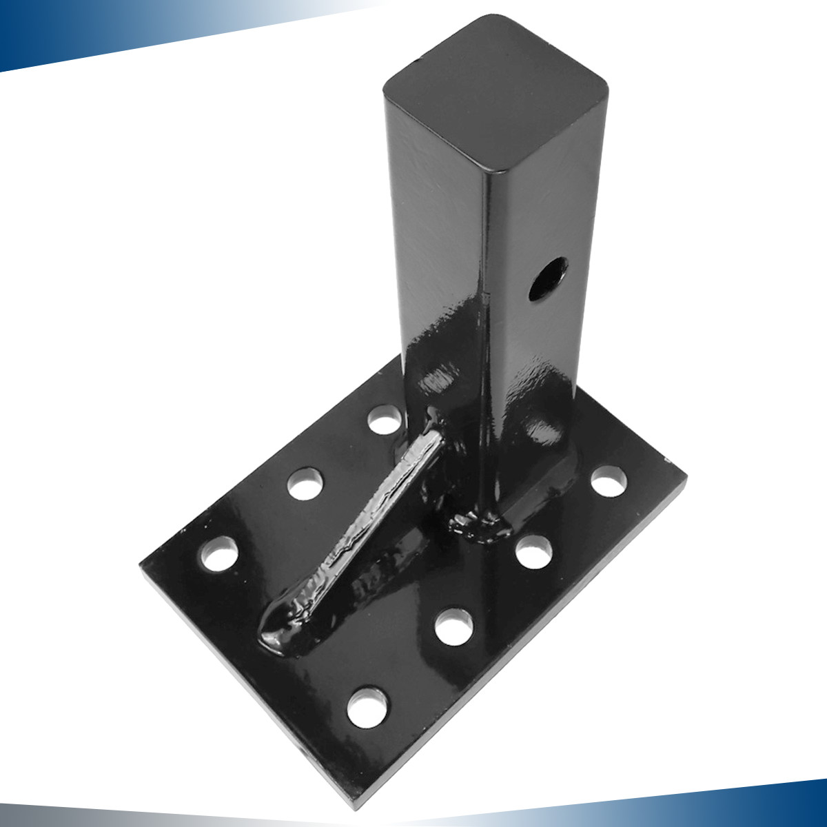 2" Square Tow Hitch Receiver 8-Hole 10,000 lb Adjustable Square-Hook Mount