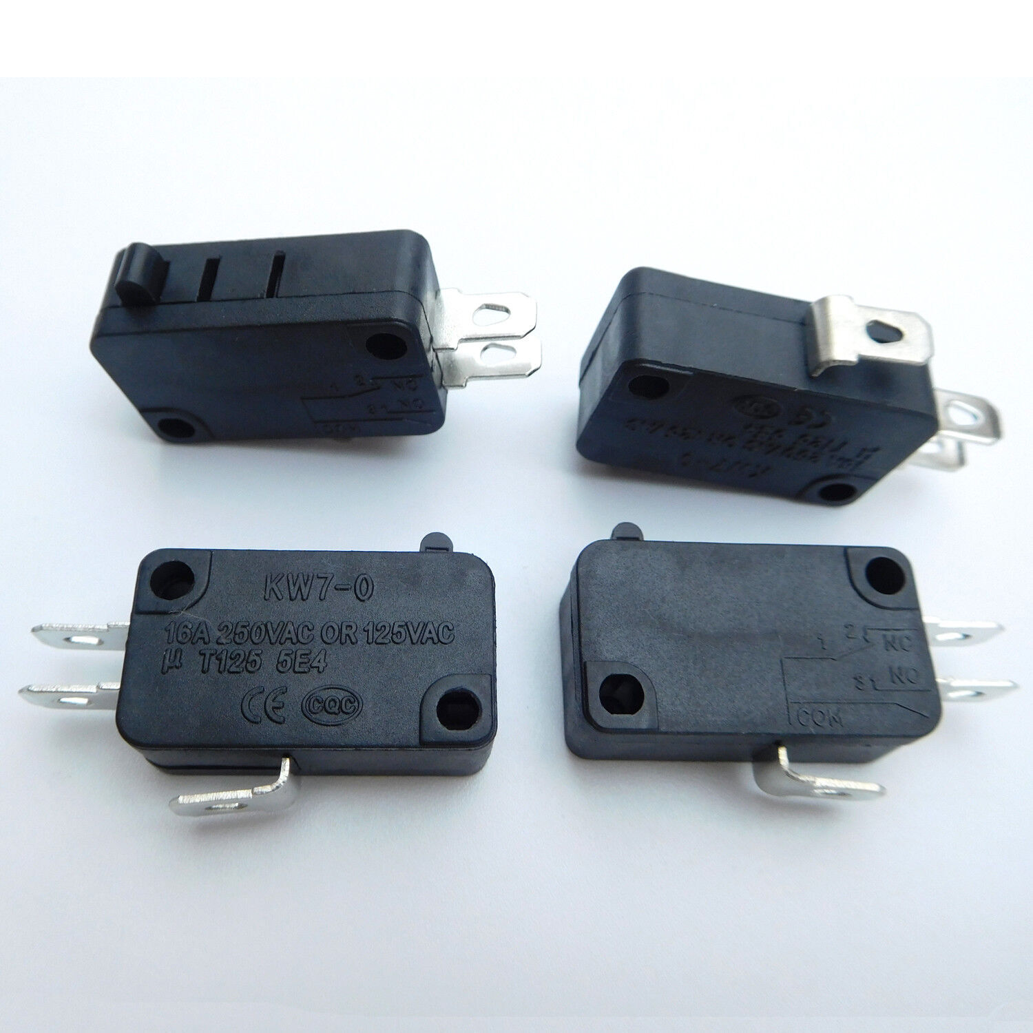 5PCS KW7-0 3Pin 125V 16A Air Fryer Oven Electric Cooker Micro Switch