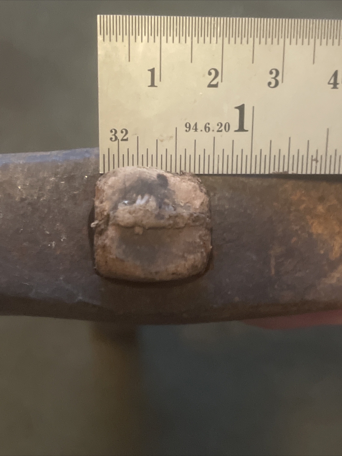 Antique Primitive Hammer Blacksmith Cross Peen Hand Forged