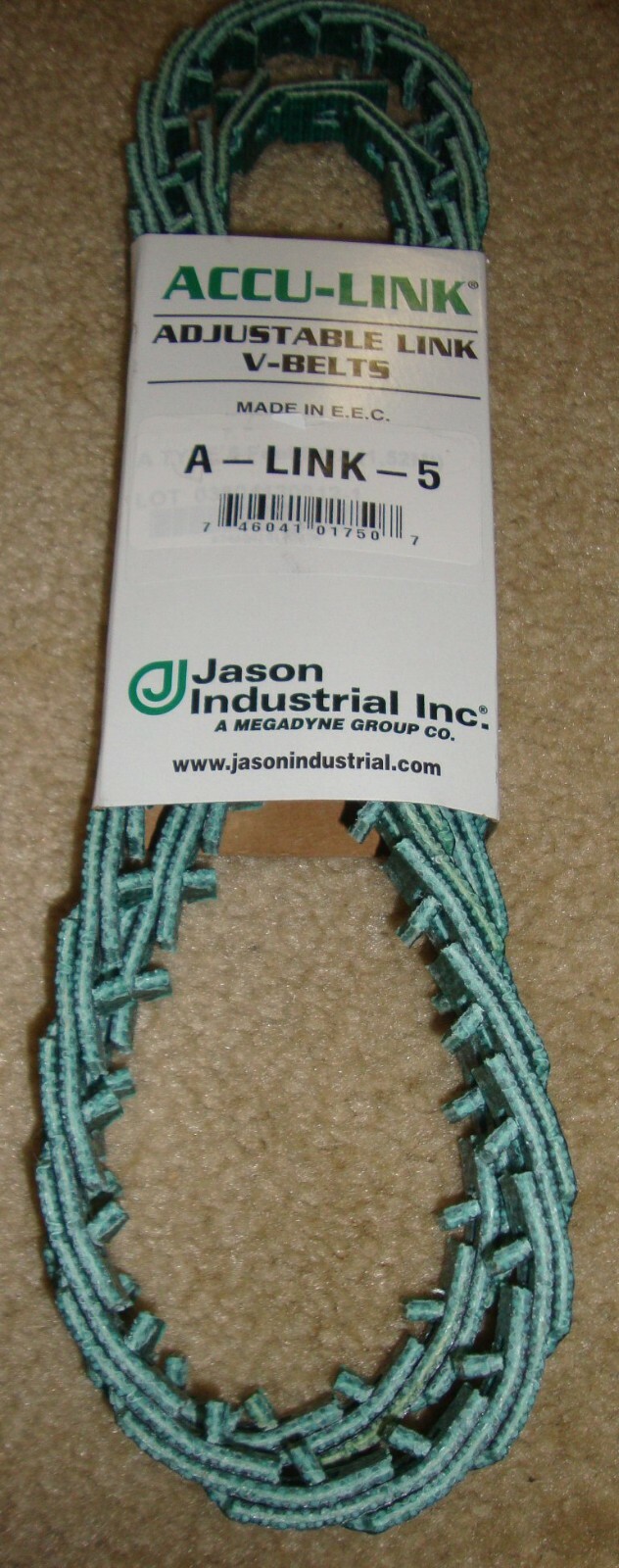 ACCU-LINK Vibration Free Link Belt  1/2 In. W X 5 Ft. L  *BRAND NEW*