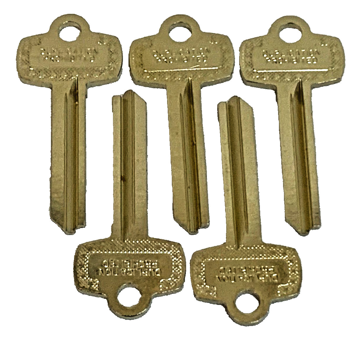 Lot of Five (5) ILCO Look Alike ~ 1A1K1 Best Falcon/NS ~ Keyway K ~ Made in USA