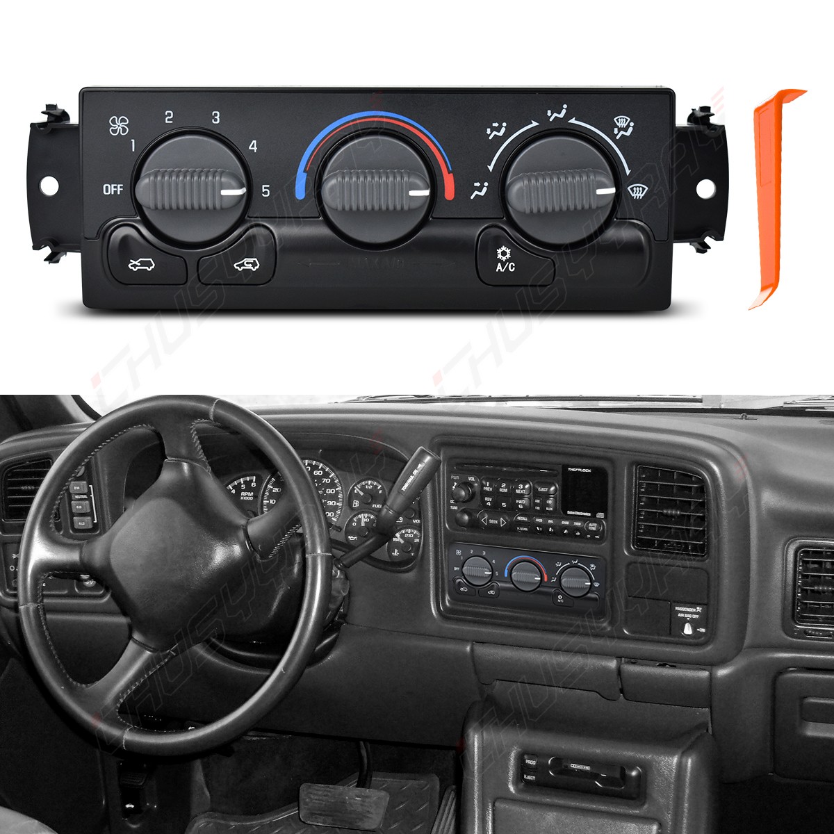599-266 A/C Heater Climate Control Module Panel Switch For Chevrolet 15054697 US
