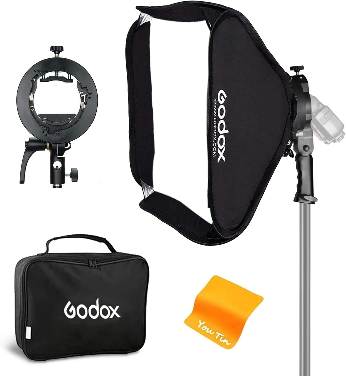 24" Softbox Kit with S2 Speedlite Bracket - Ultimate Lighting Solution