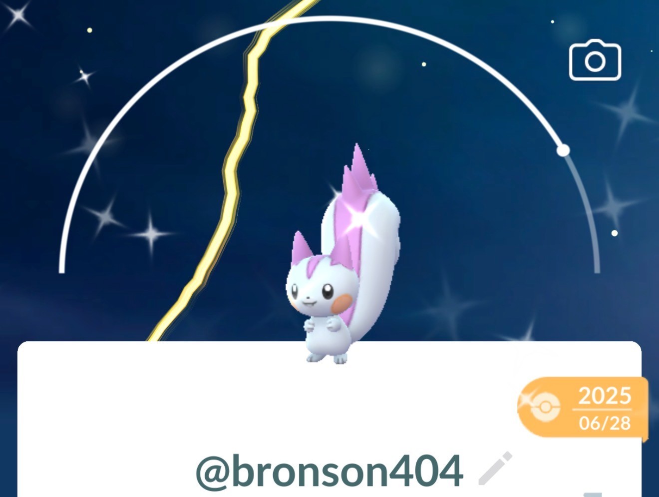 Pokemon Shiny Pachirisu TR--ADE G0 Unregistered