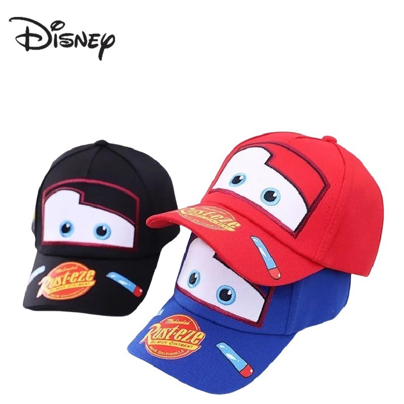 Kid Cars Lightning McQueen Baseball Cap Adjustable Snapback Sports Hat Xmas Gift