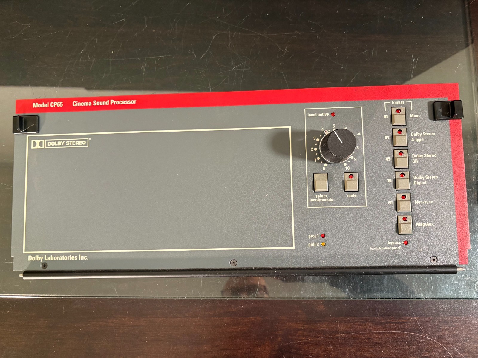 Dolby Model CP65 Cinema Sound Processor ~ Replacement Front Control Panel 447