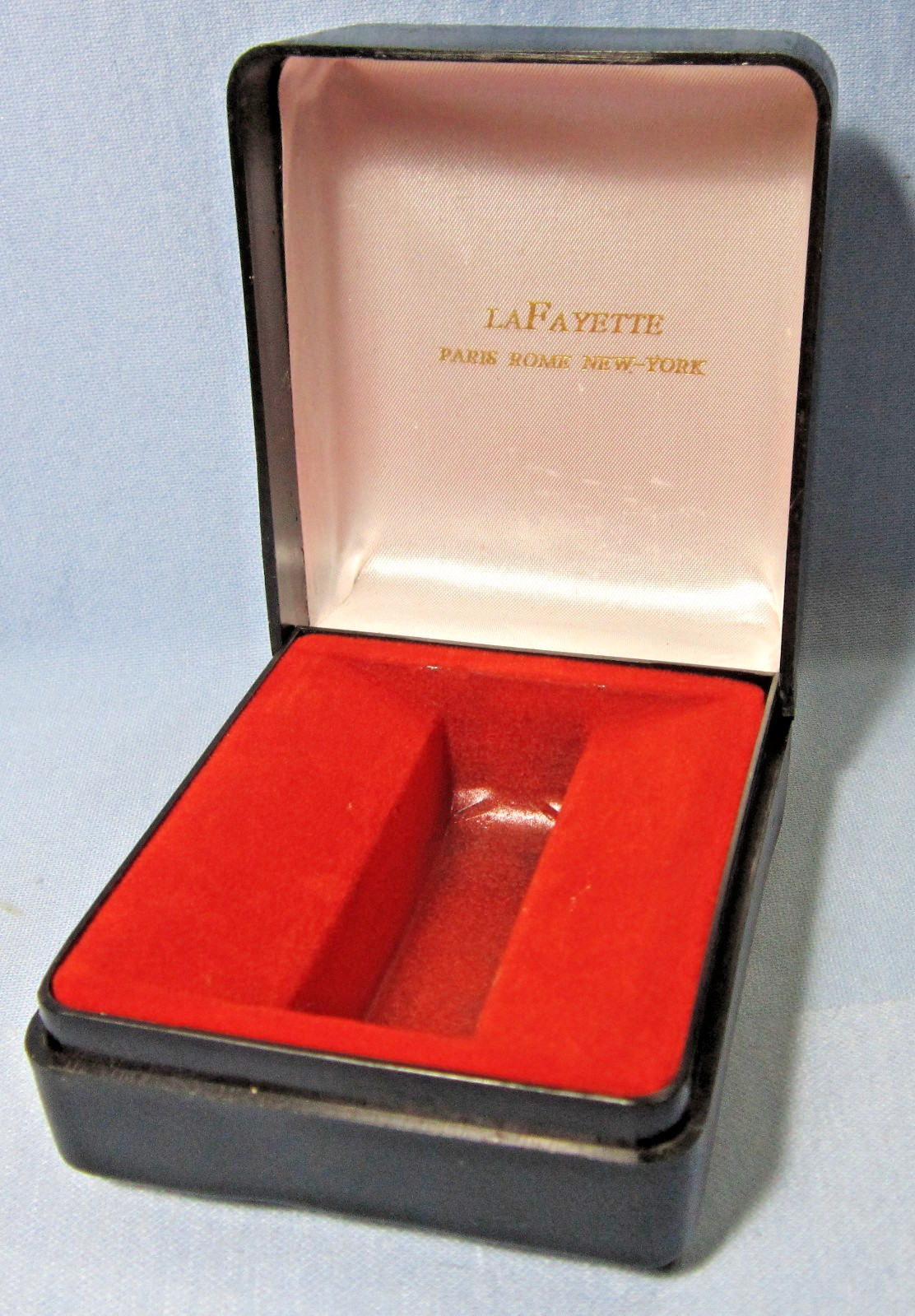 Vintage LaFayette WATCH Presentation Gift BOX ~ Paris Rome New York