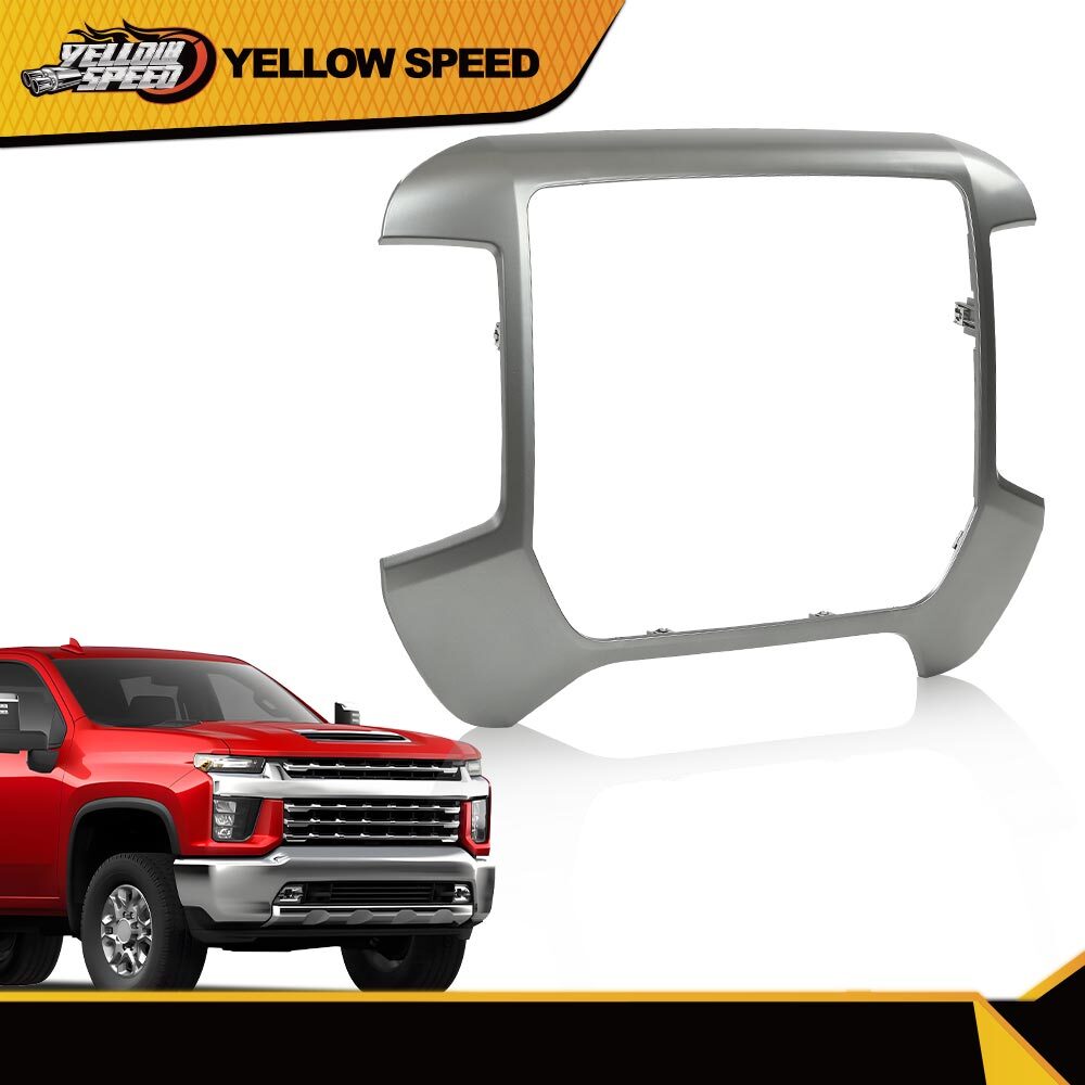 Fit For 14-20 Silverado Sierra Dash Center Radio Control Bezel Panel 23136581
