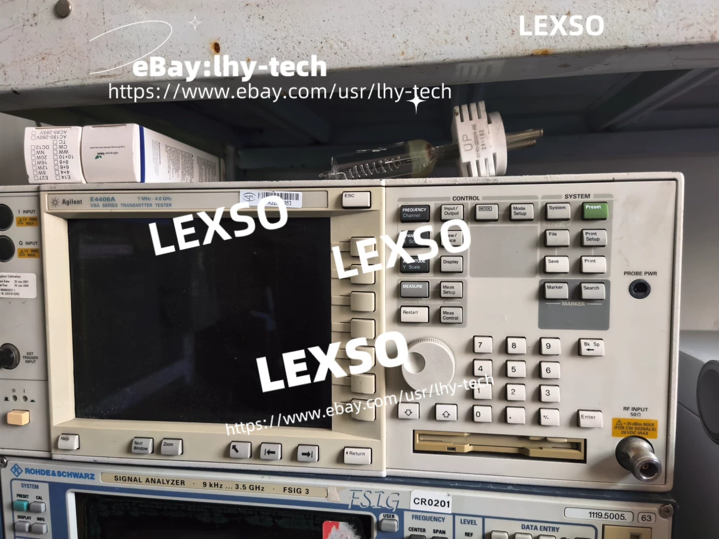 HP AGILENT E4406A Vector Signal Analyzer KEYSIGHT E4406A 7MHz-4.0GHz&lhy