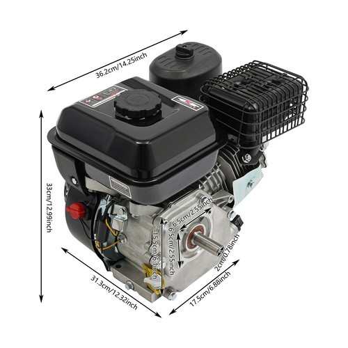 7.5HP 4-Stroke Single Cylinder Engine 212CC Go Kart Water Pump Engine 3600RPM