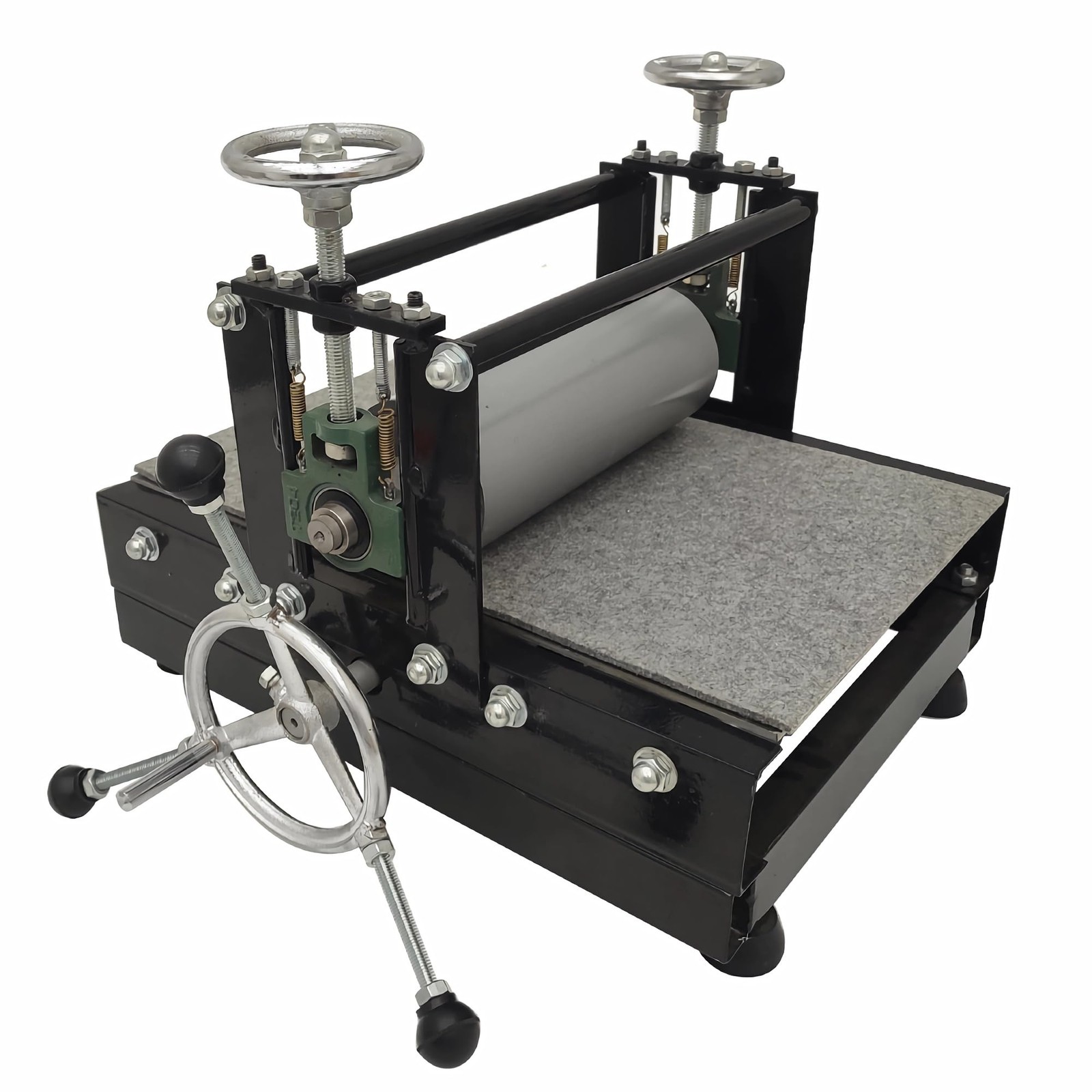 INTSUPERMAI Manual Slab Roller Printmaking Machine with Shims Lifting Roller ...