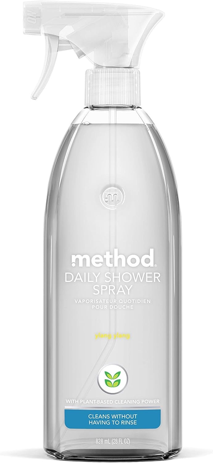 Method Daily Shower Spray Cleaner No Rinse Plant Based Ylang Ylang 28 fl oz 1 pk