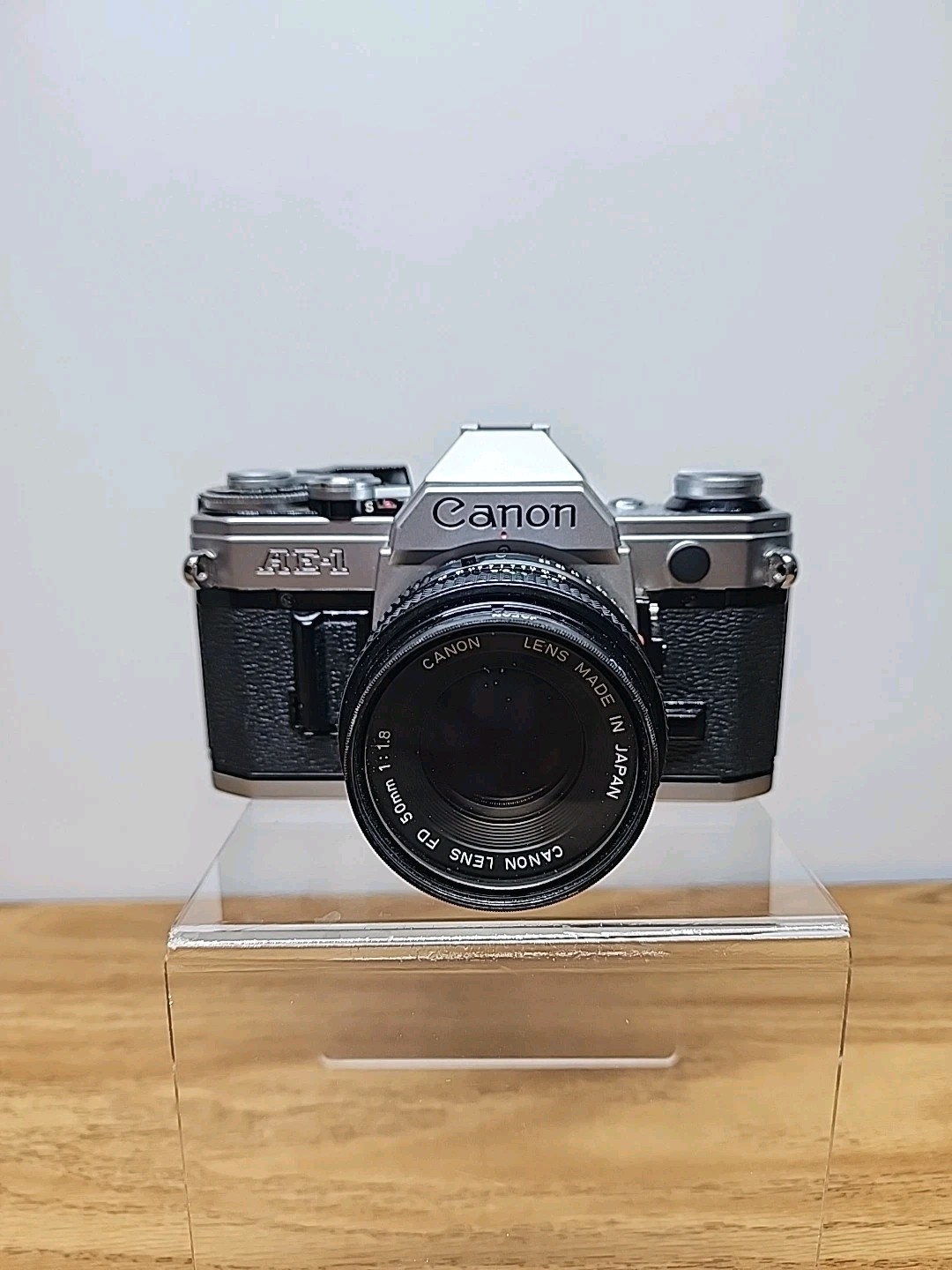 Canon AE-1 35mm SLR Film Camera With 3 Additional Lenses UNTESTED