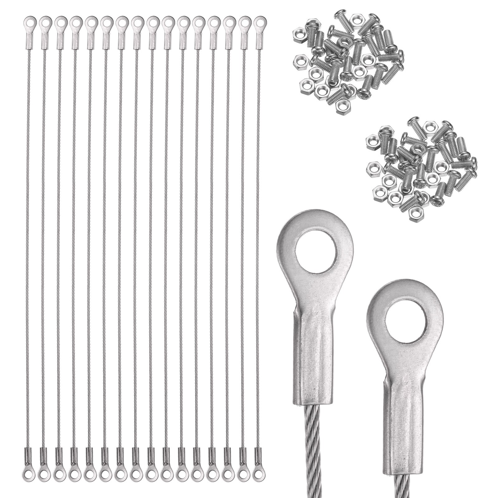 20Pcs 12" Cabinet Door Restraint with Screws Door Protector Hinge Limiter