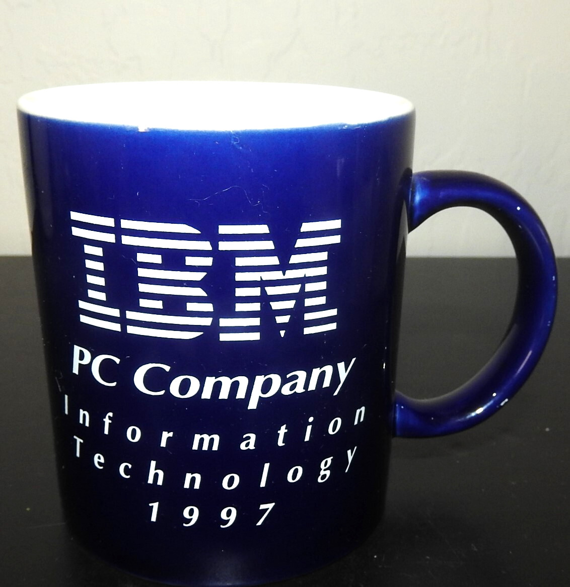 Vintage 1997 IBM "PC Company" Ceramic Coffee Mug CLASSIC PC/IT