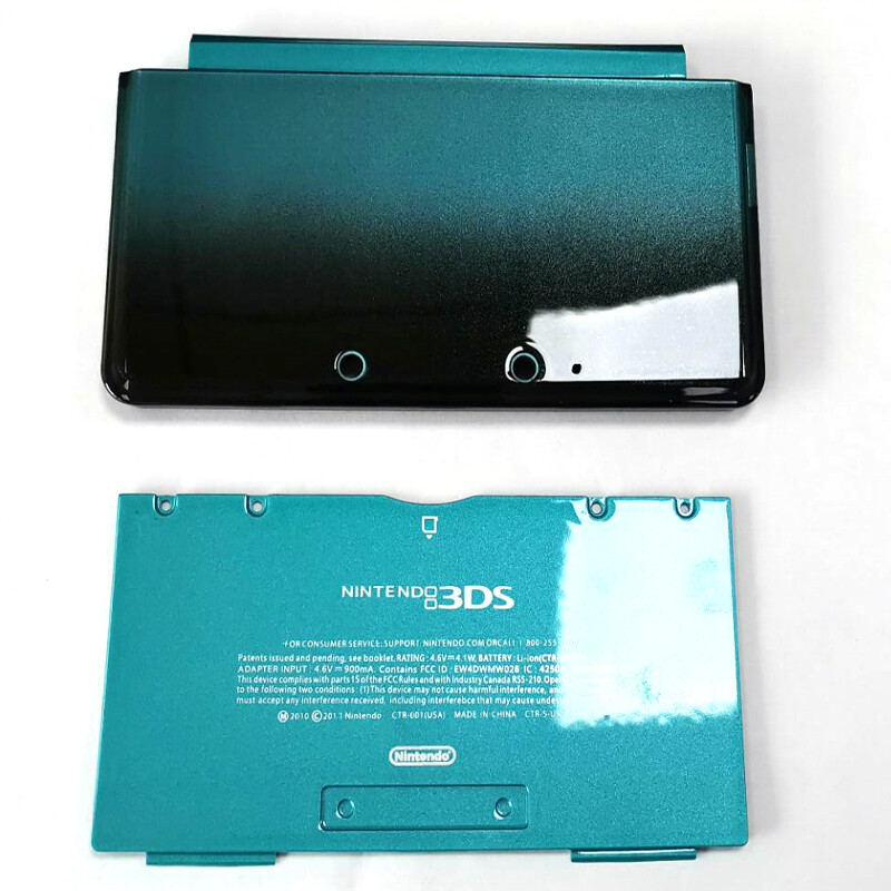 Replacement for Nintendo 3DS Shell Cover Top and Bottom Housing Case Red White