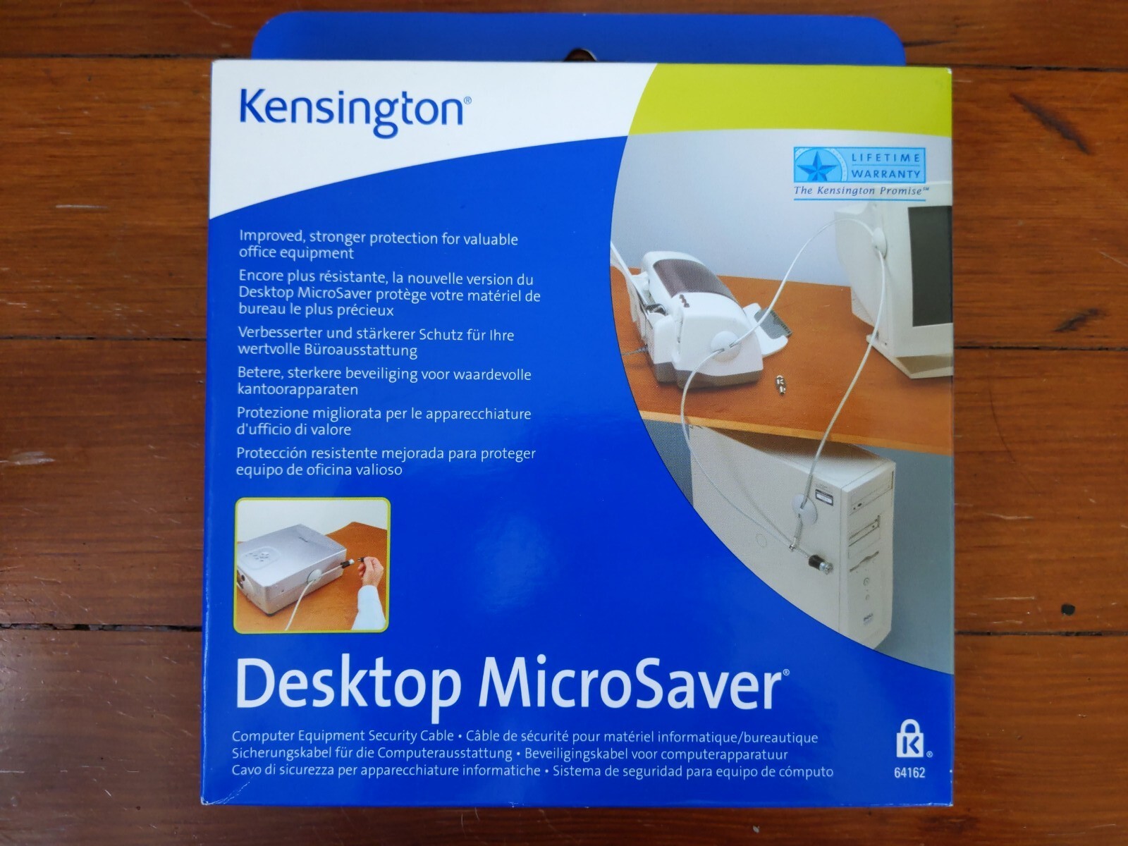 NEW KENSINGTON 64162 DESKTOP MICROSAVER COMPUTER SECURITY LOCK *SEALED*
