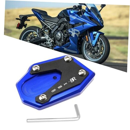 FOR GSX-8R 2024 GSX8R GSX 8R Motorcycle Kickstand Foot Side Stand blue