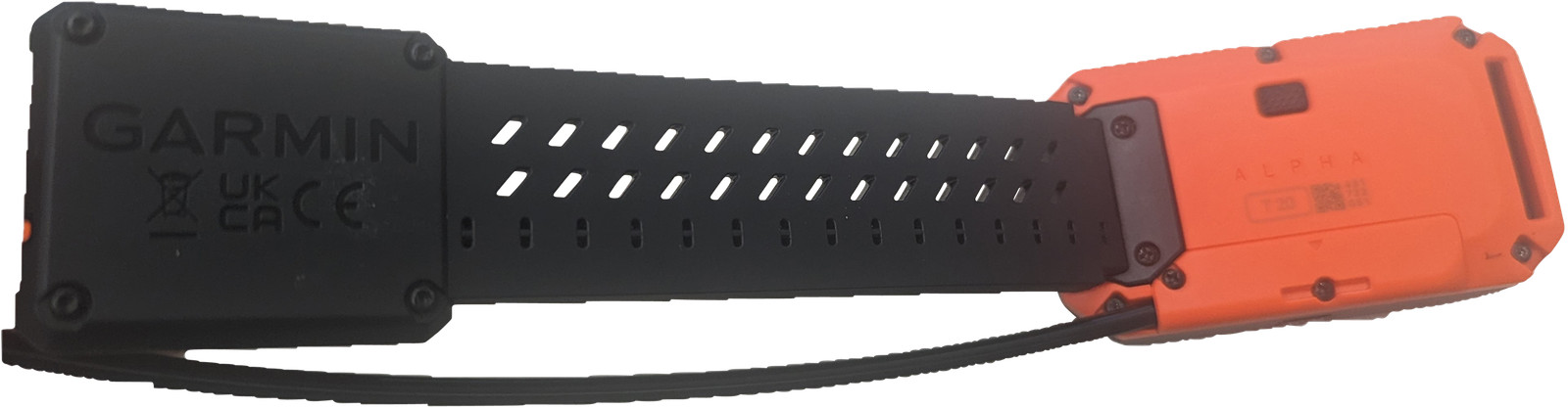 Garmin 0101302306 Flex Band Replacement for Alpha T20 Black/Orange