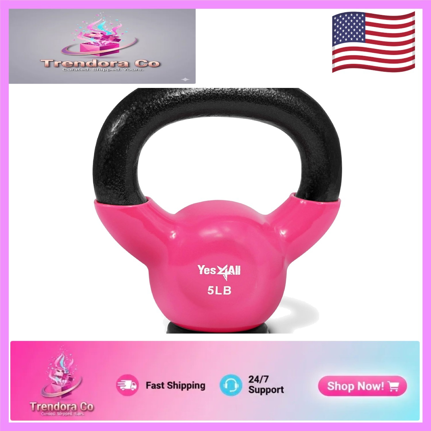 Kettlebell Set for Strength Training - 5-65 lbs, Rubber Base, Women-Friendly