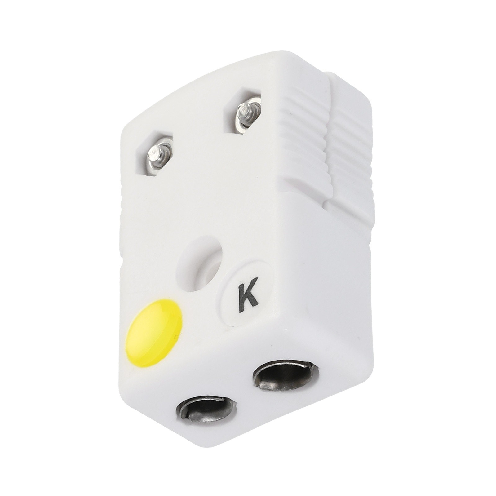 K Type Thermocouple Wire Connectors SENSOR Female Plug Adapter Round Pin 600°C