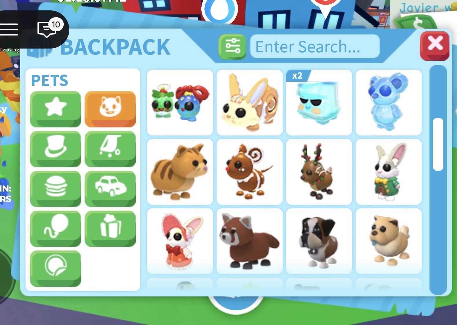 Adopt Me! Roblox Backpack Inventory (READ DESCRIPTION)