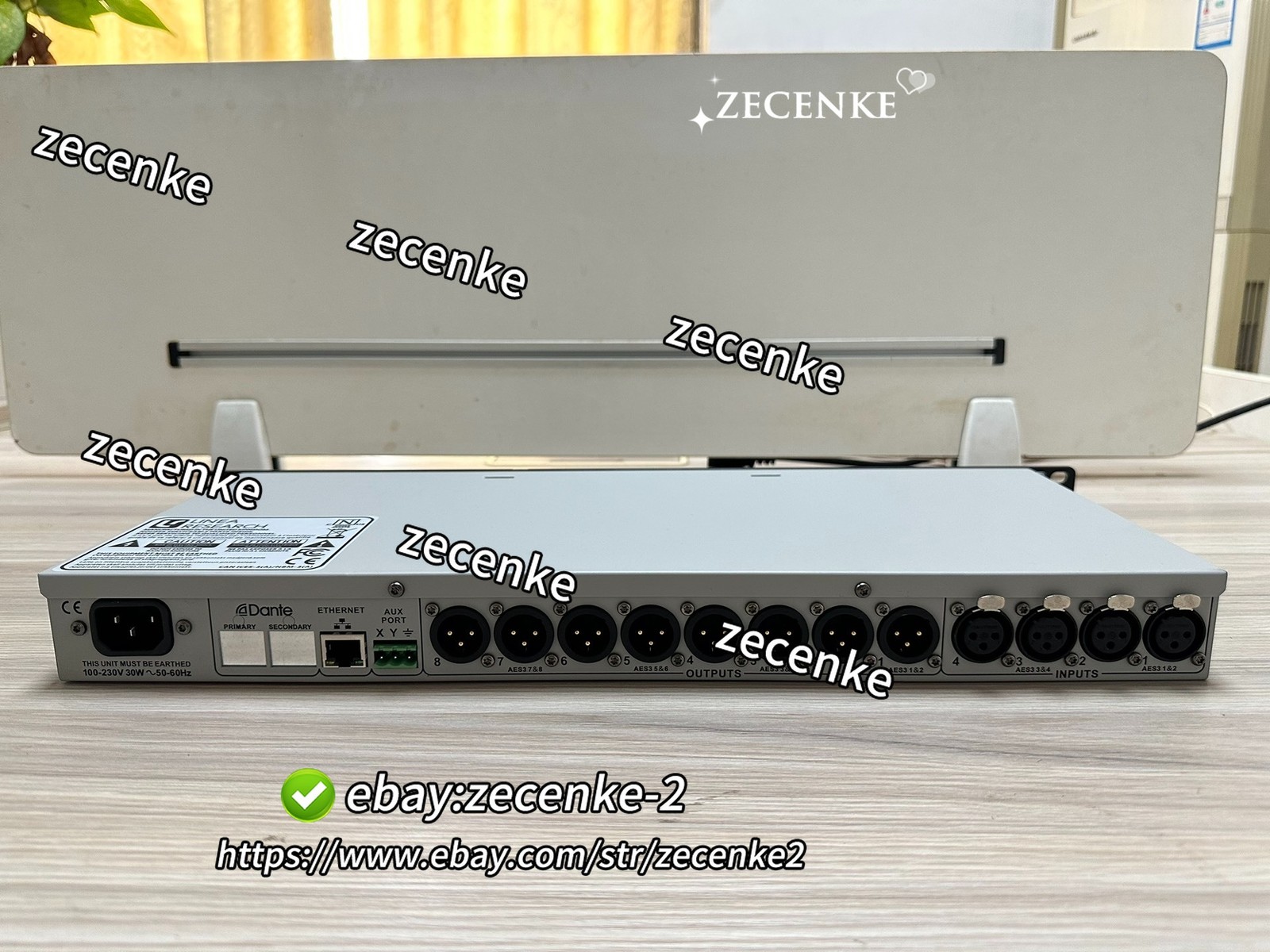 Linea Research ASC48 processor 4x8 By DHL or FedEx