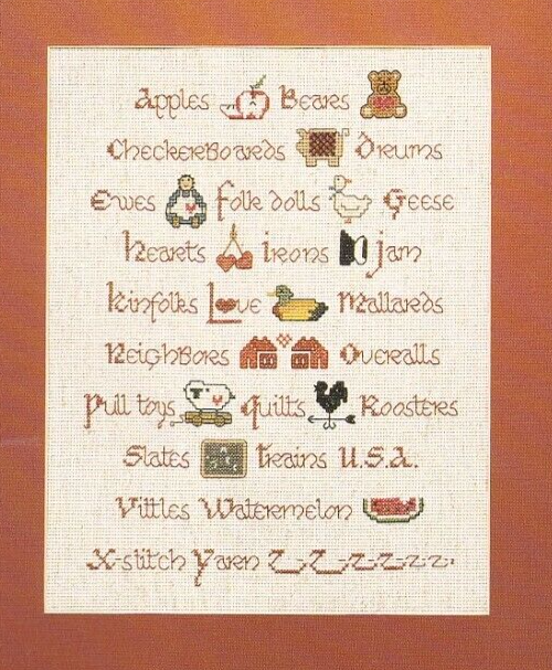 Cross Stitch Pattern PRAIRIE SAMPLER Leisure Arts Leaflet 539