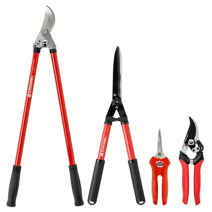 Corona Trimming and Pruning Set, Looper, Hedge Shear, Pruner and Snip