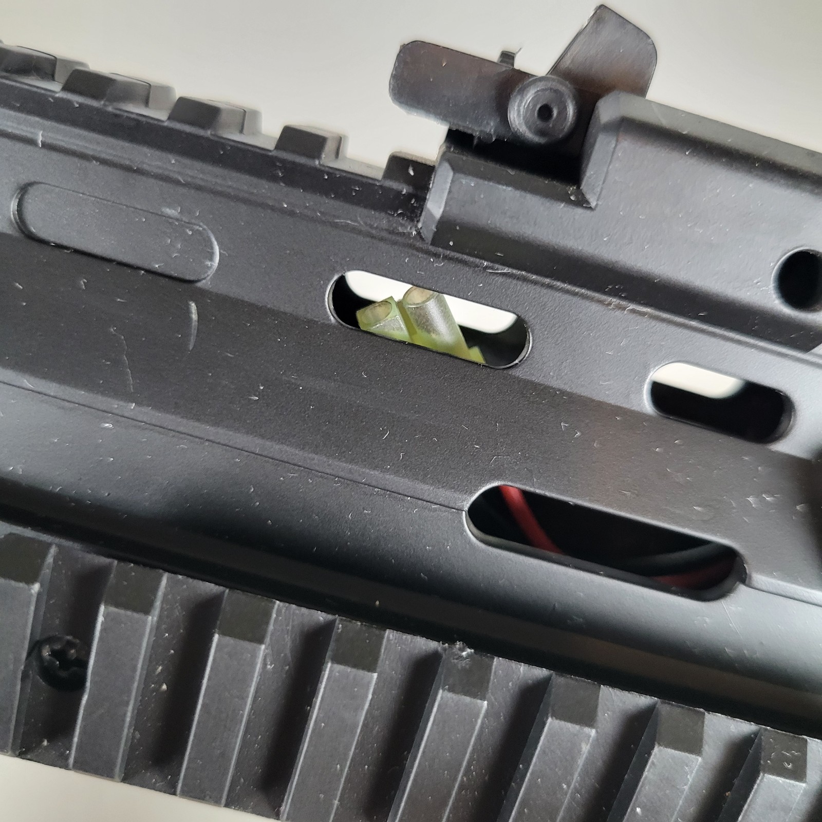H&K MP7 SMG Airsoft Electric With Grip And Stock Heckler Koch Umarex Untested