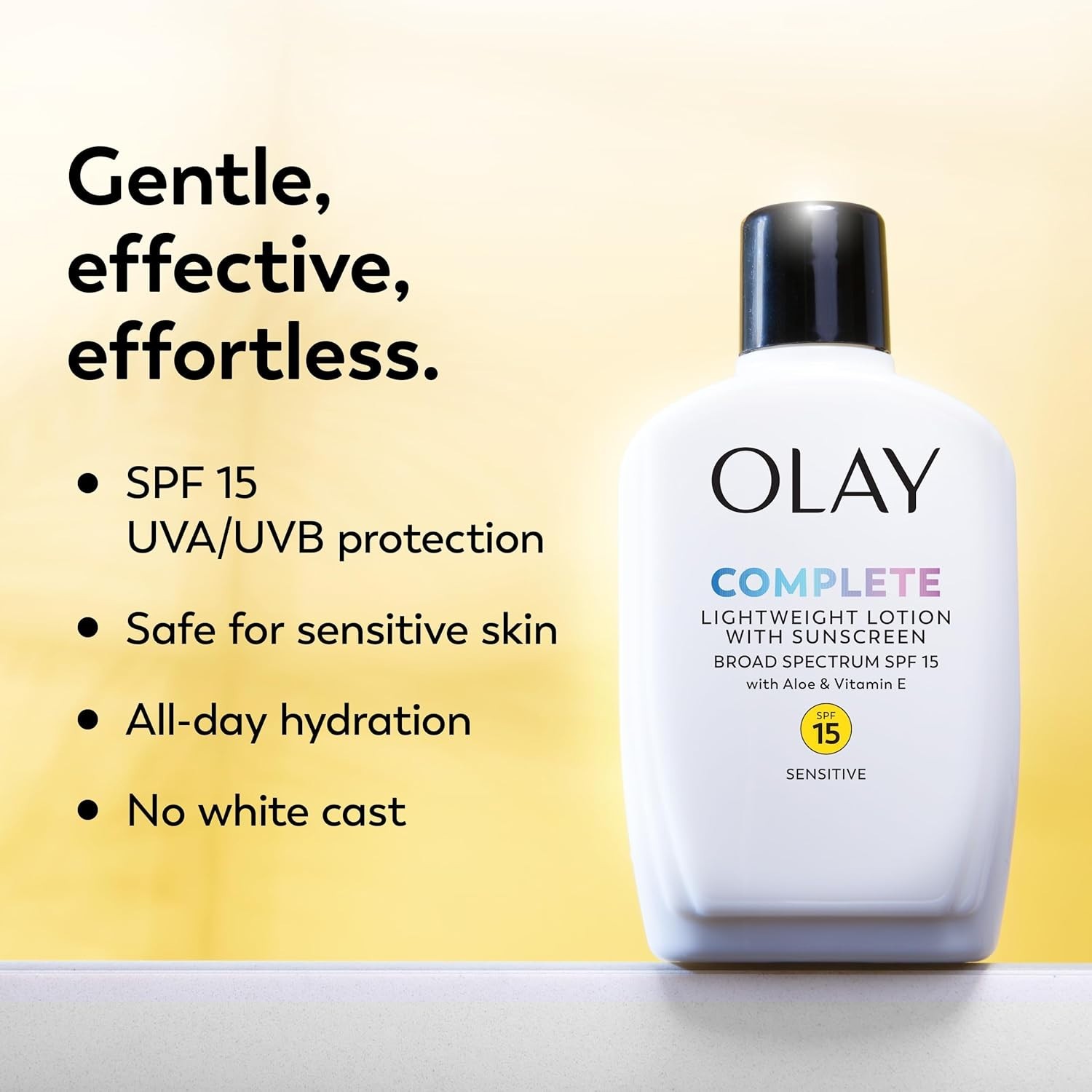 Olay Complete Daily Moisturizer SPF 15 Broad Spectrum Sunscreen Sensitive 4oz