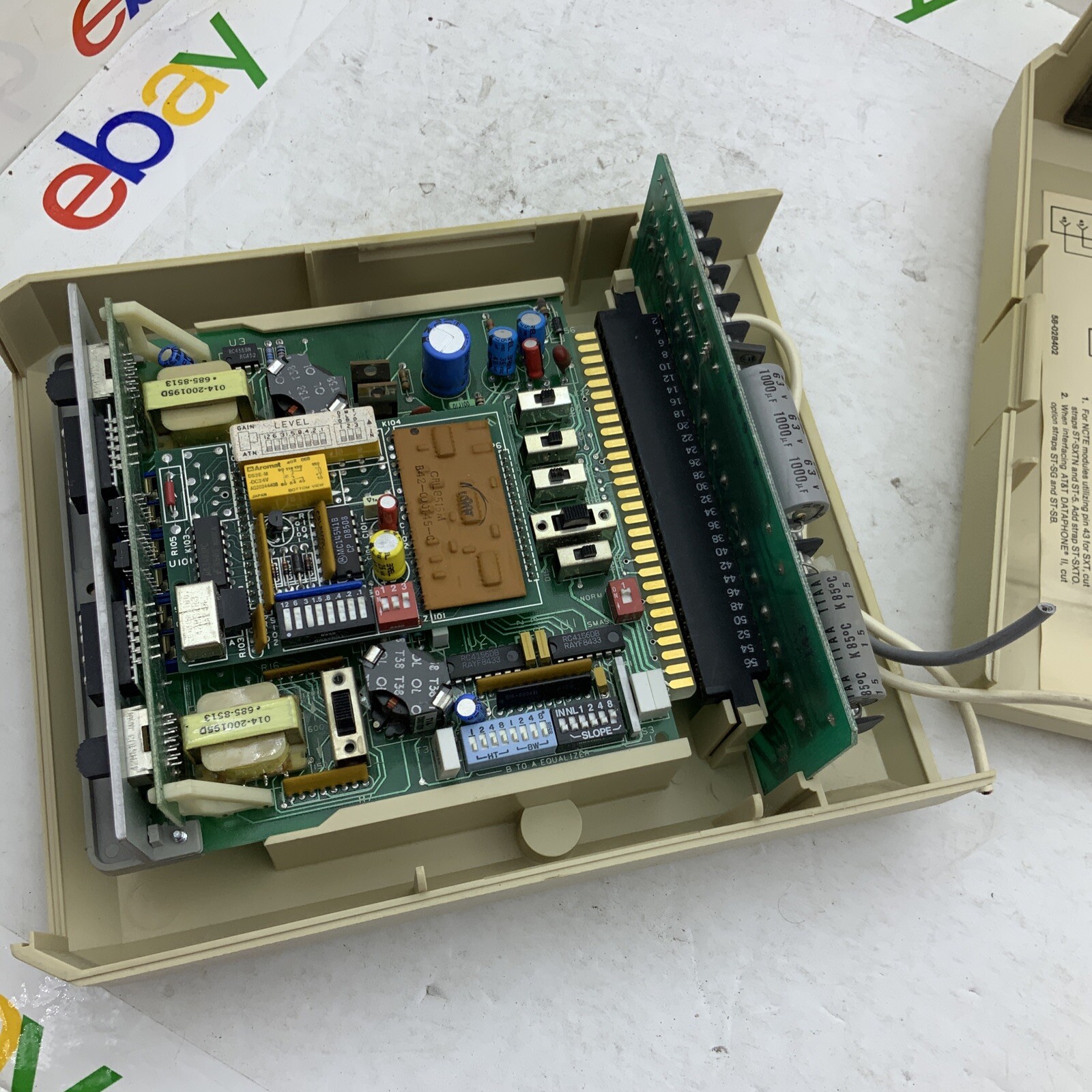 ROCKWELL WESCOM 7306-51 4-4 TERM REPEATER loopback telecommunications card