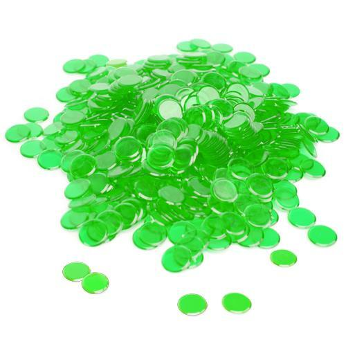 300 Pack Green Bingo Chips Gbin-002