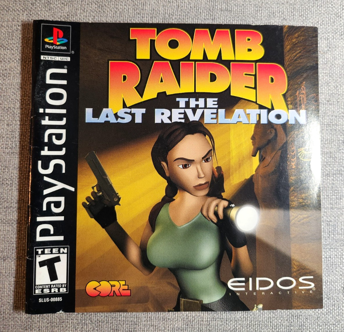 Tomb Raider The Last Revelation Instruction Booklet - Manual Only - PlayStation