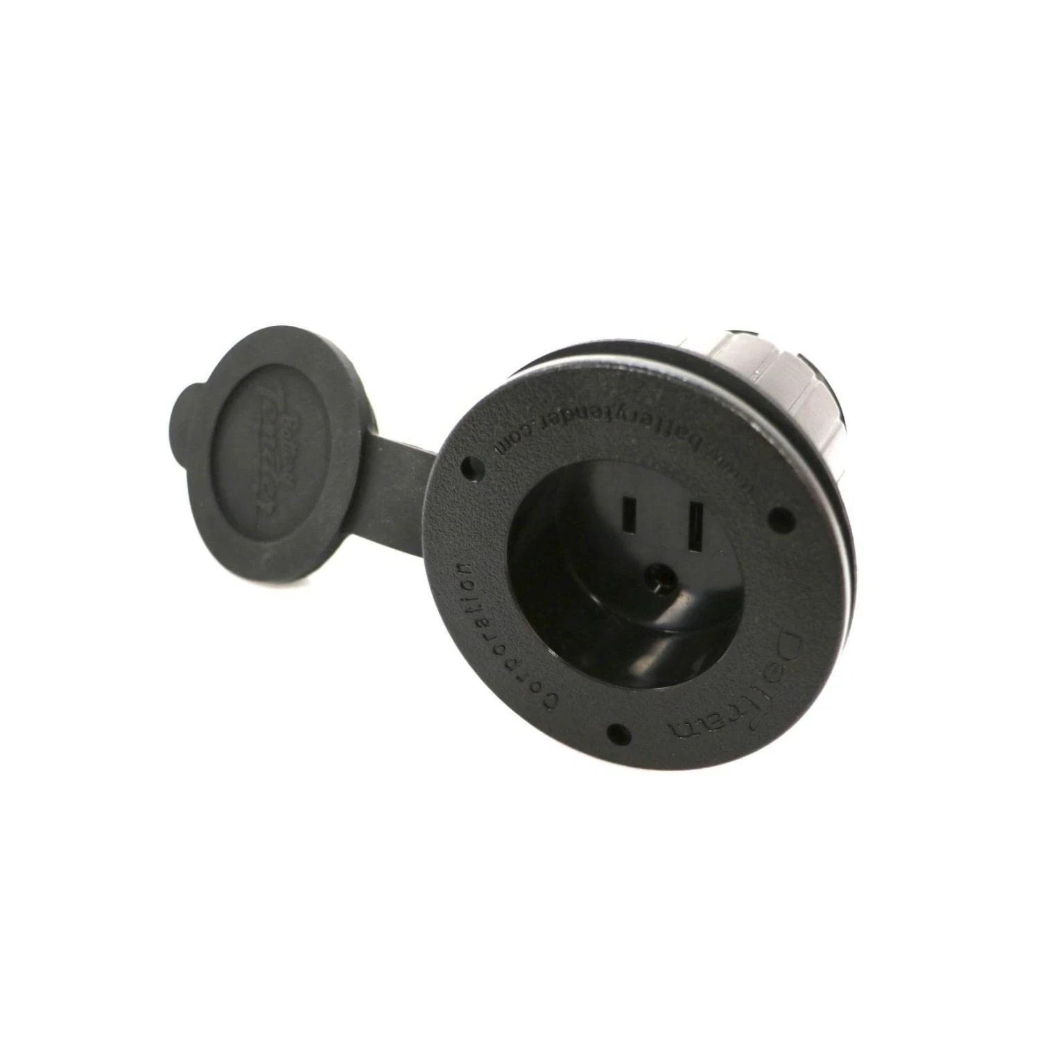 Battery Tender Marine Ac - Black Plug Power Port Receptacle - Ac Power