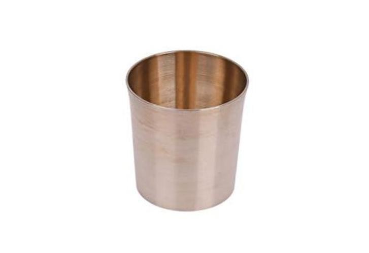 DeKulture Handmade Large Bronze Kansa Glass Ayurveda Cup Tumbler for Milk