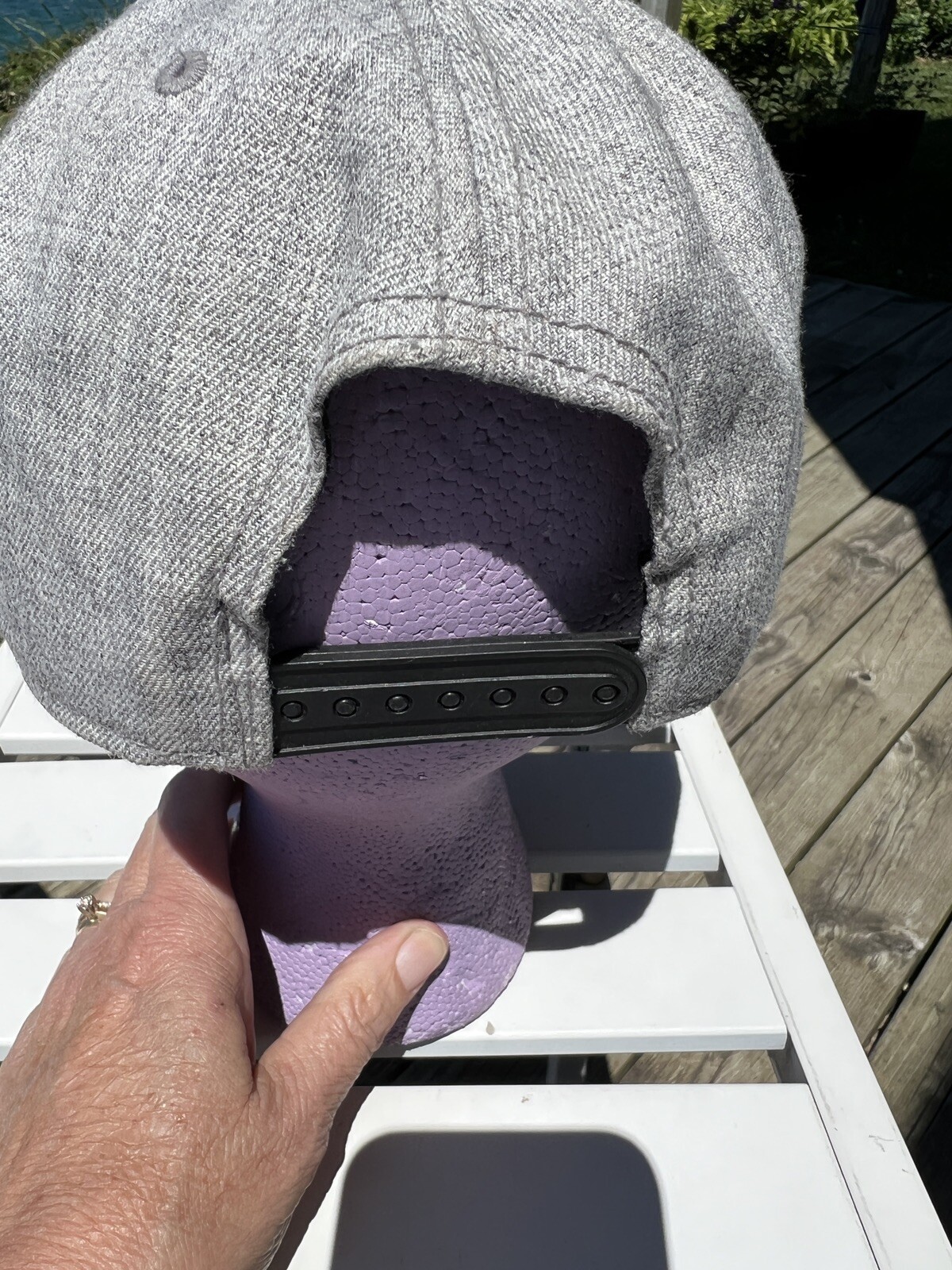 BioWorld Flash Emblem on Front Gray Hat/Cap Black Bill with Snap Back OSFM. EUC