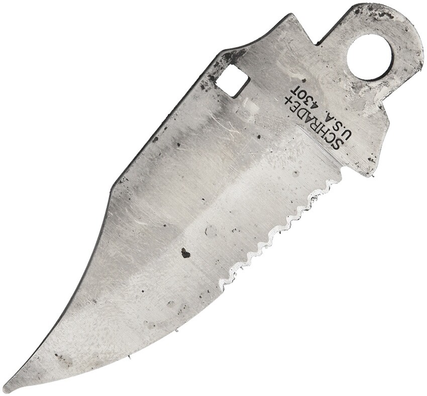 Schrade Knife Blade Replacement UNSHARPENED Stainless Clip Point S489 USA MADE