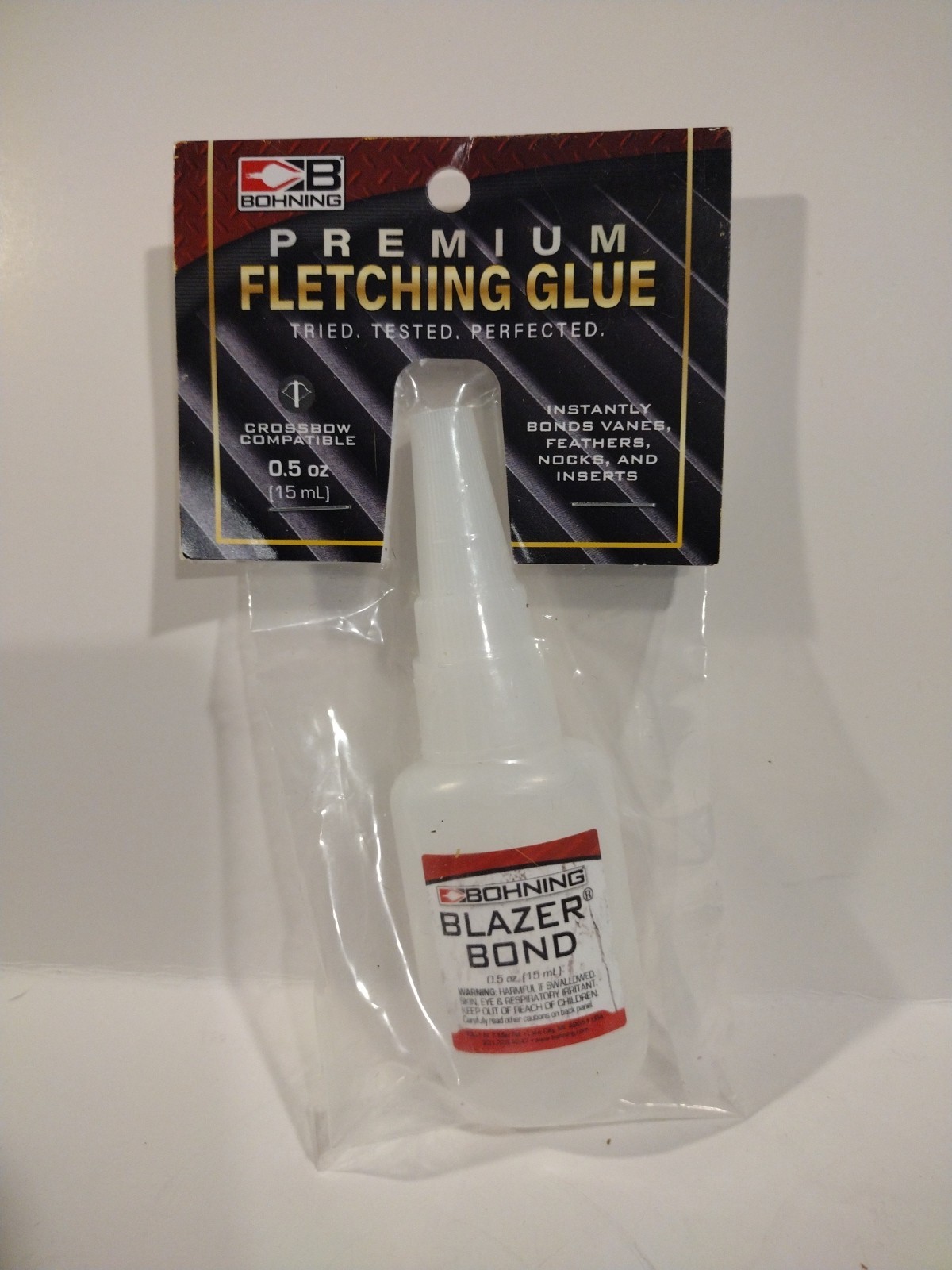 Bohning Blazer Bond Insert and Fletching Glue 1.5 Oz